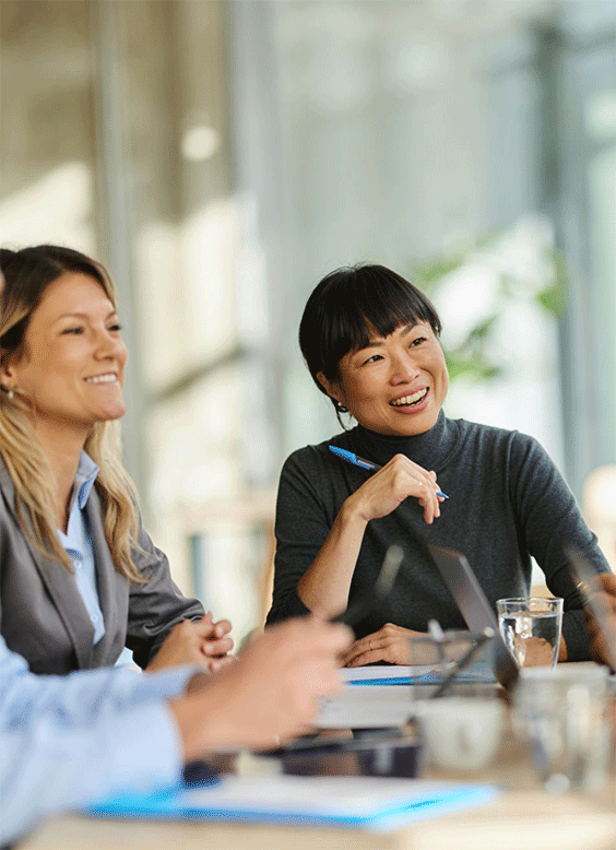 People in a meeting