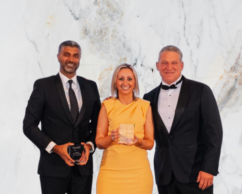 Photo of Mangit Balgir, Bank of America, Freya Smith and Craig Kennedy, Cuscal Limited